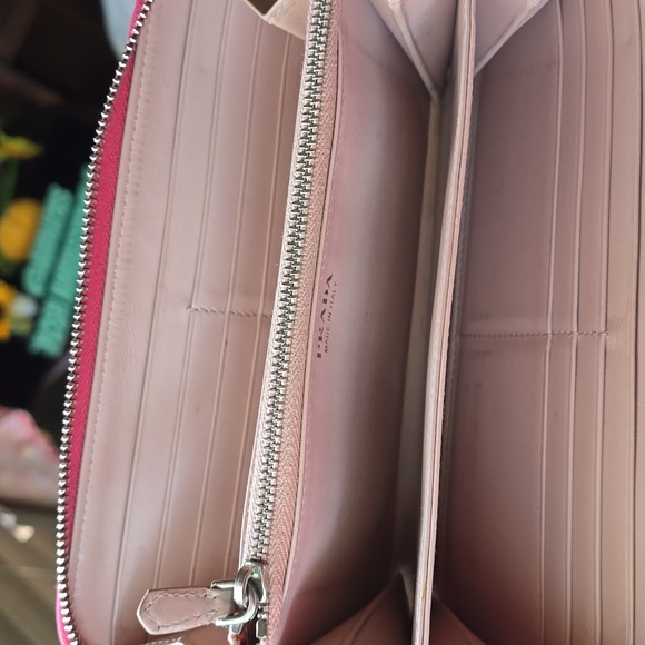 Prada Saffiano Leather Zip-Around Wallet -  Soft Pink - Picture 17 of 17